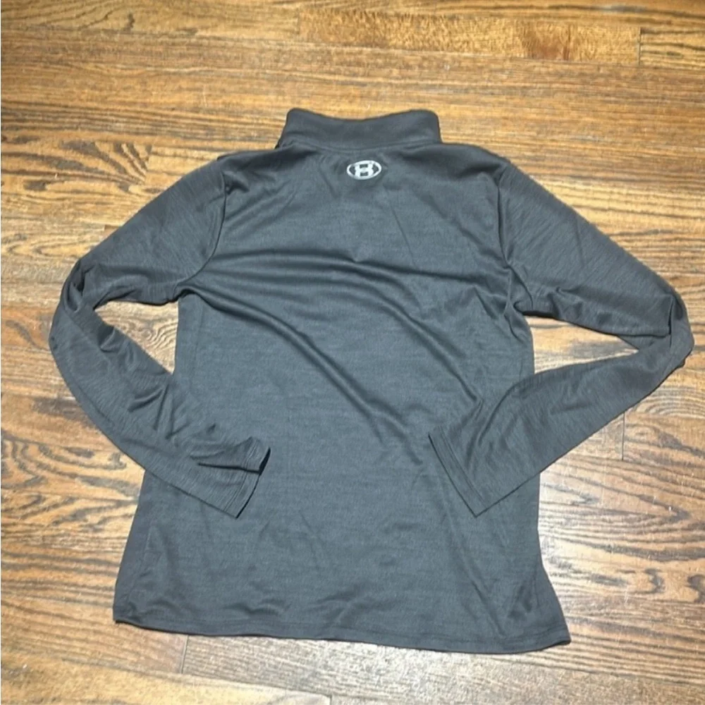 Under Armour Gray Quarter-Zip Pullover - Picture 2 of 2